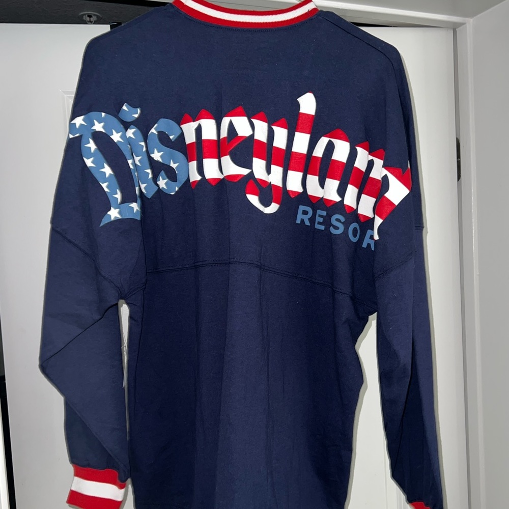 NWT Disney Parks Disneyland Resort Americana Patriotic Spirit Jersey Small S